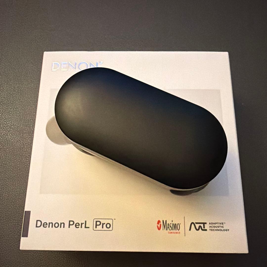 Denon PerL Pro ワイヤレスイヤホン ブラック