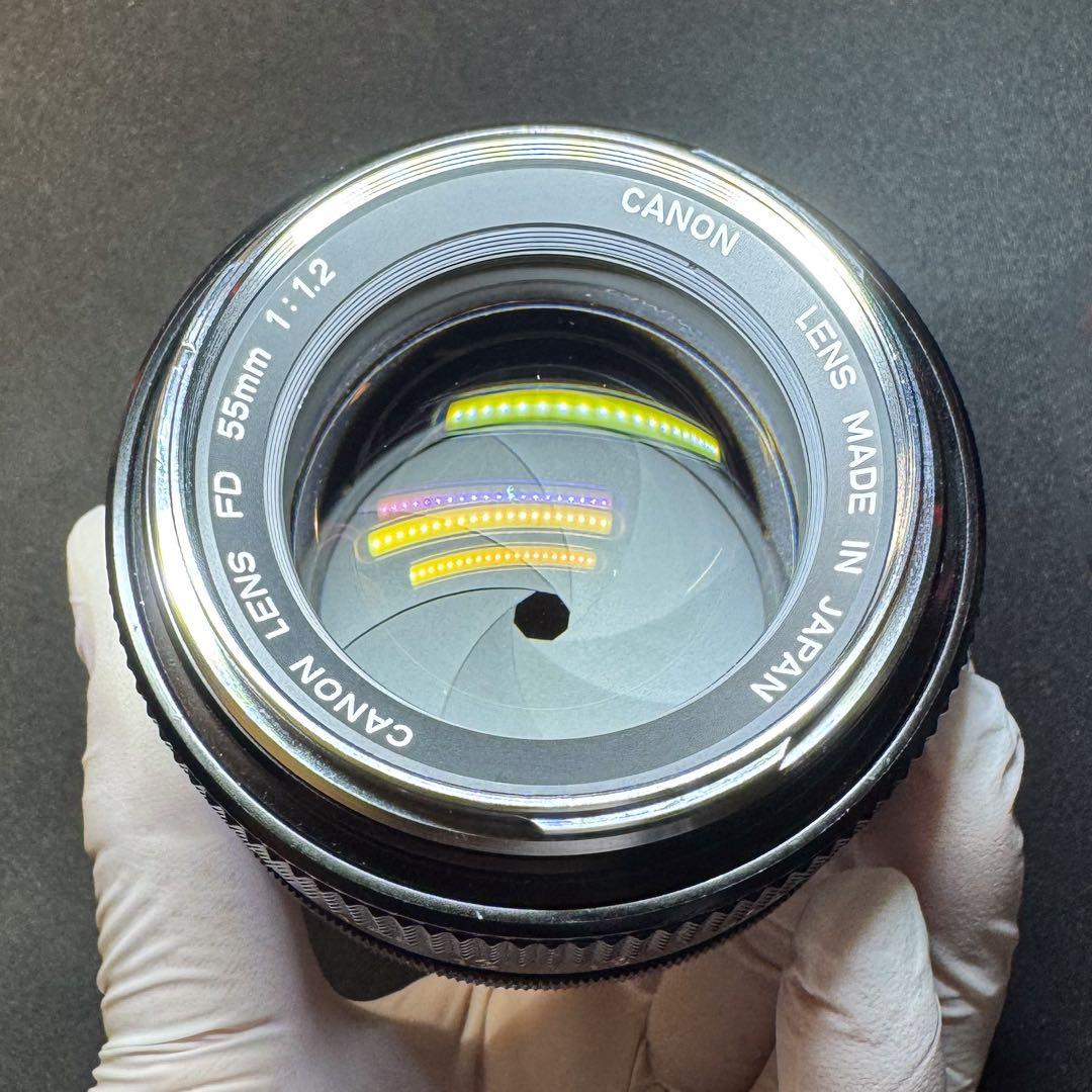 フィルムカメラ Canon FD 55mm 1:1.2 + FD28mm F2.8 S.C.