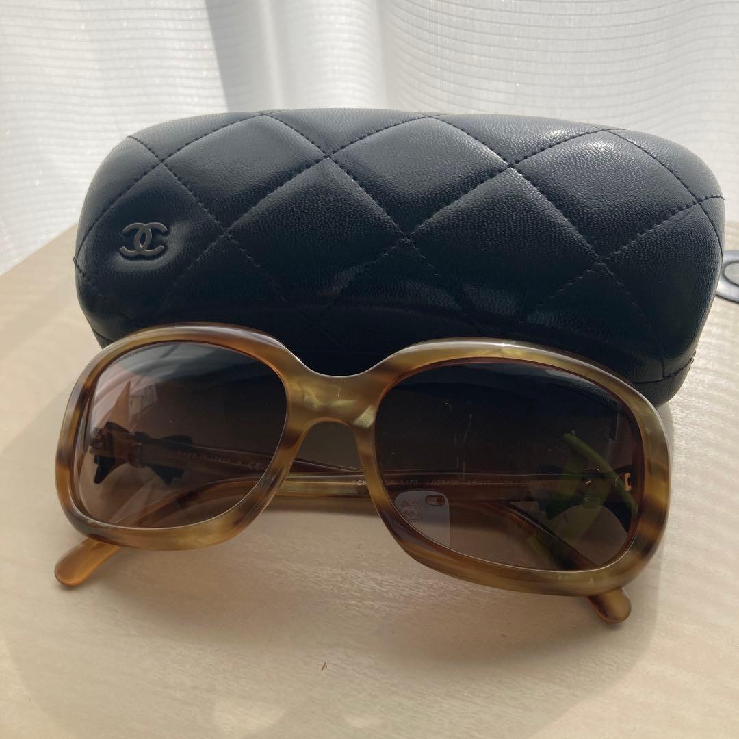 Chanel サングラス ブラウン
