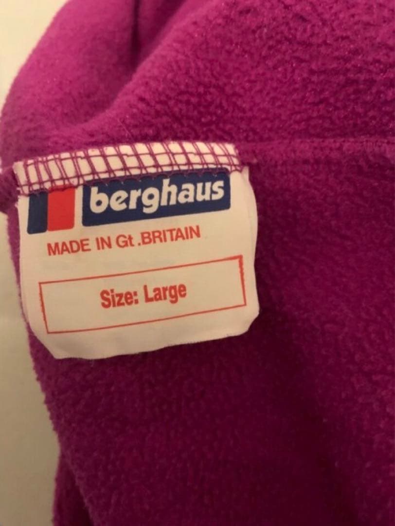 こ*れ様 berghaus フリース 旧ロゴ