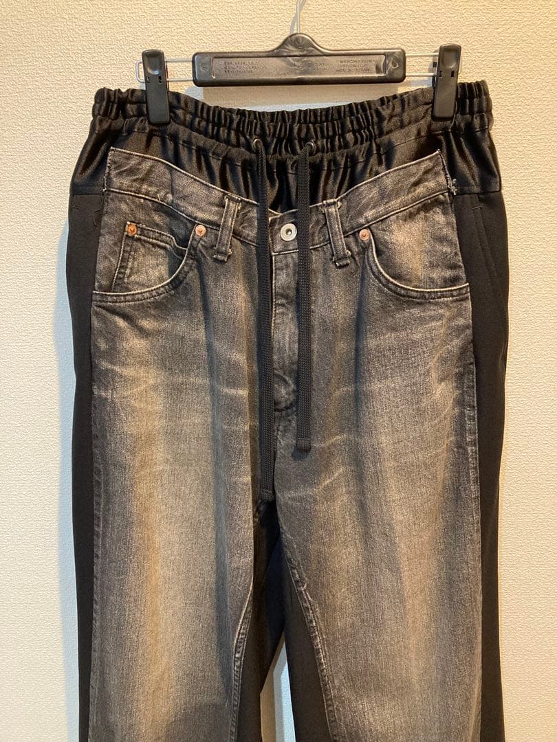 JUNYA WATANABE MAN 25SS異素材ドッキングパンツ