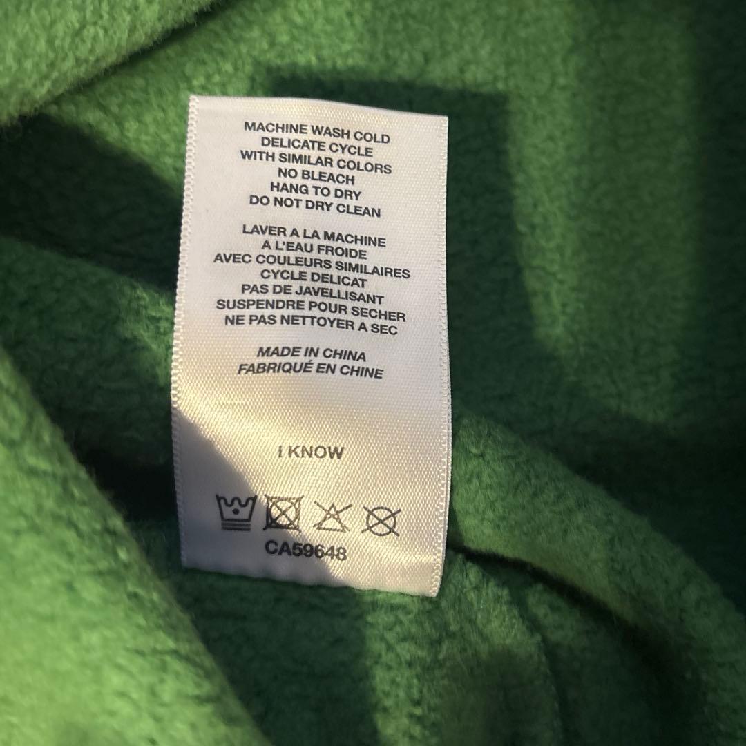 Dime ダイム グリーン クルーネックトレーナー