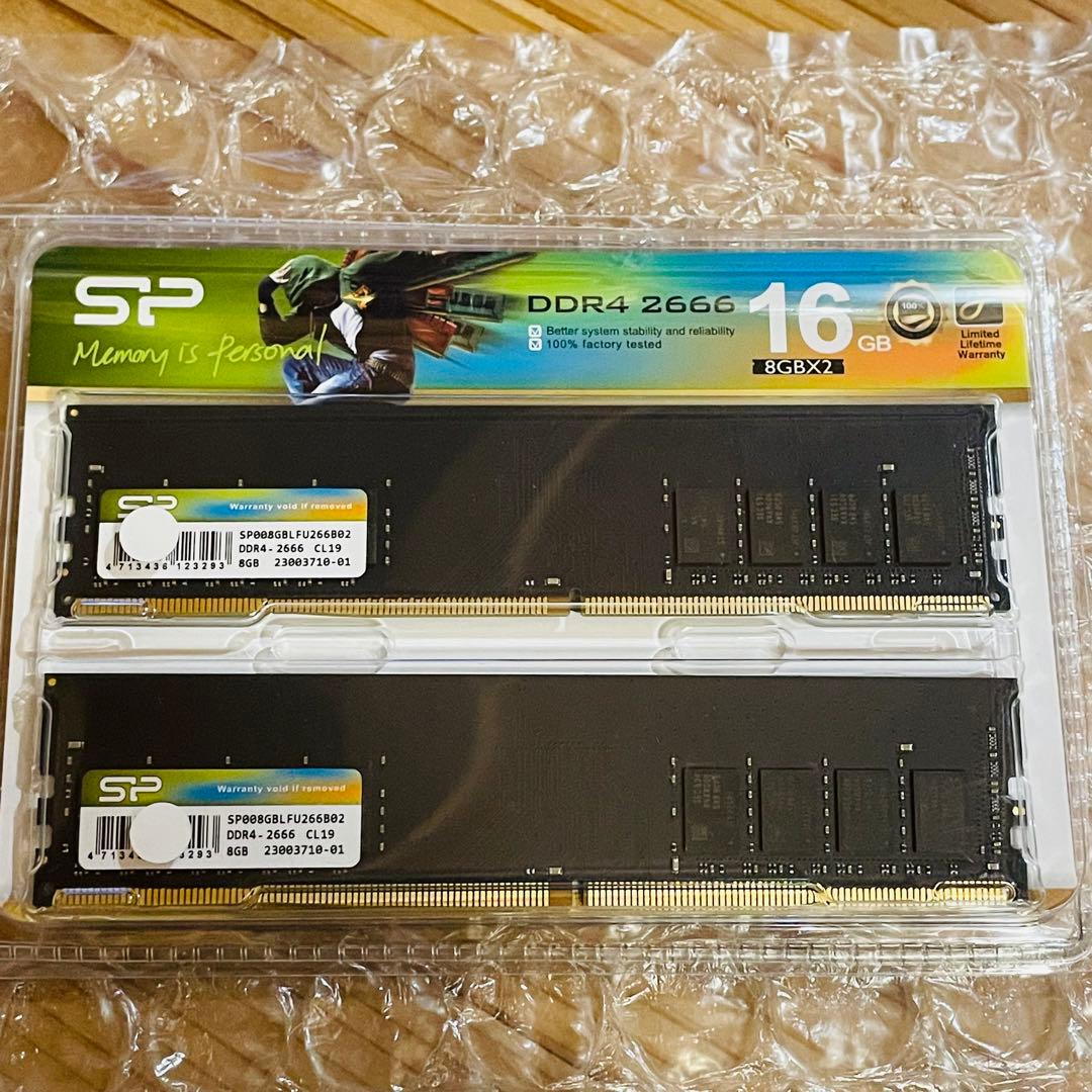 【新品未開封】DDR4 2666MHz 16GB(8GB×2)