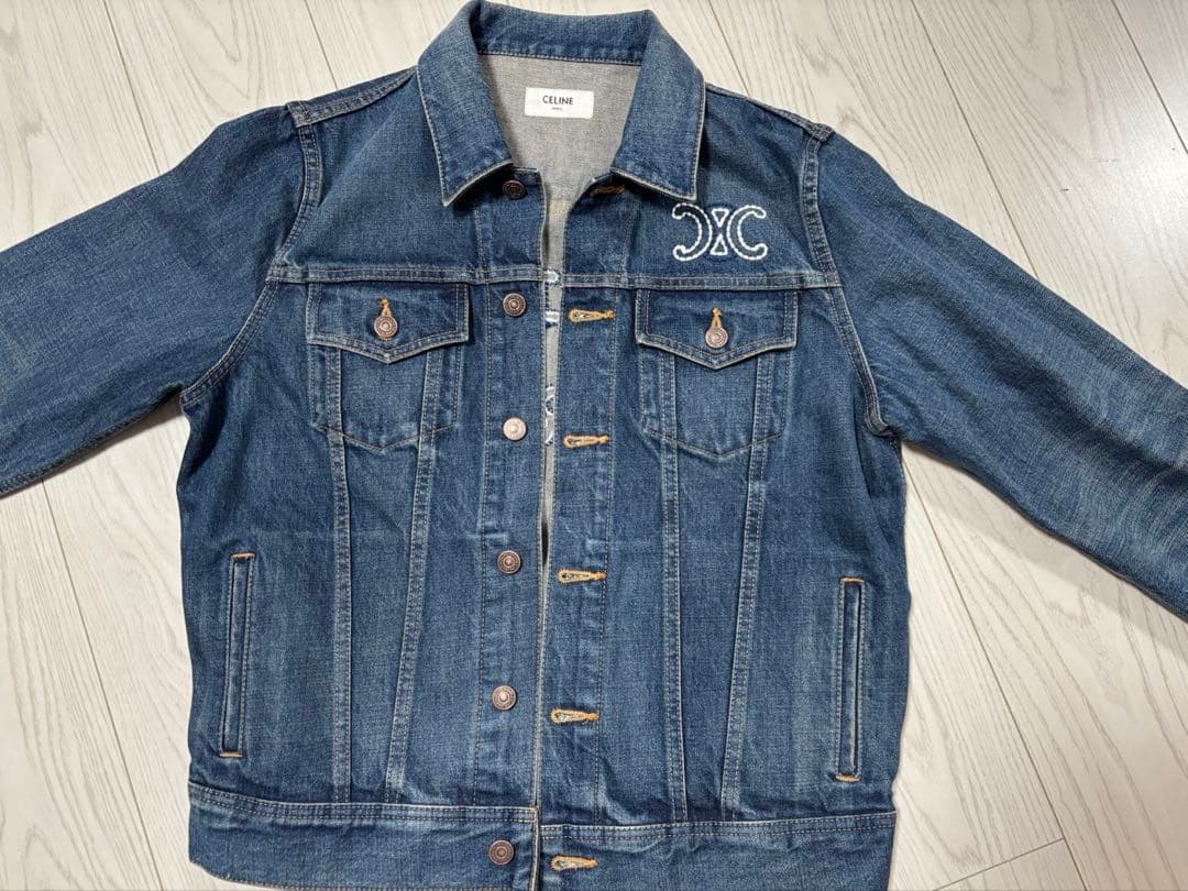 CELINE ダークブルー デニムジャケット