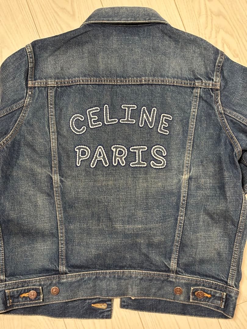 CELINE ダークブルー デニムジャケット