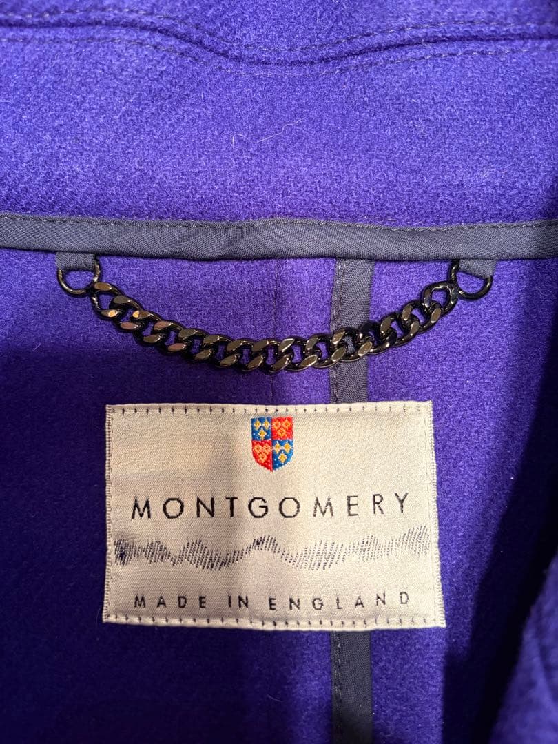 Montgomery TAKEO KIKUCHI コラボ　ダッフルコート　青紫