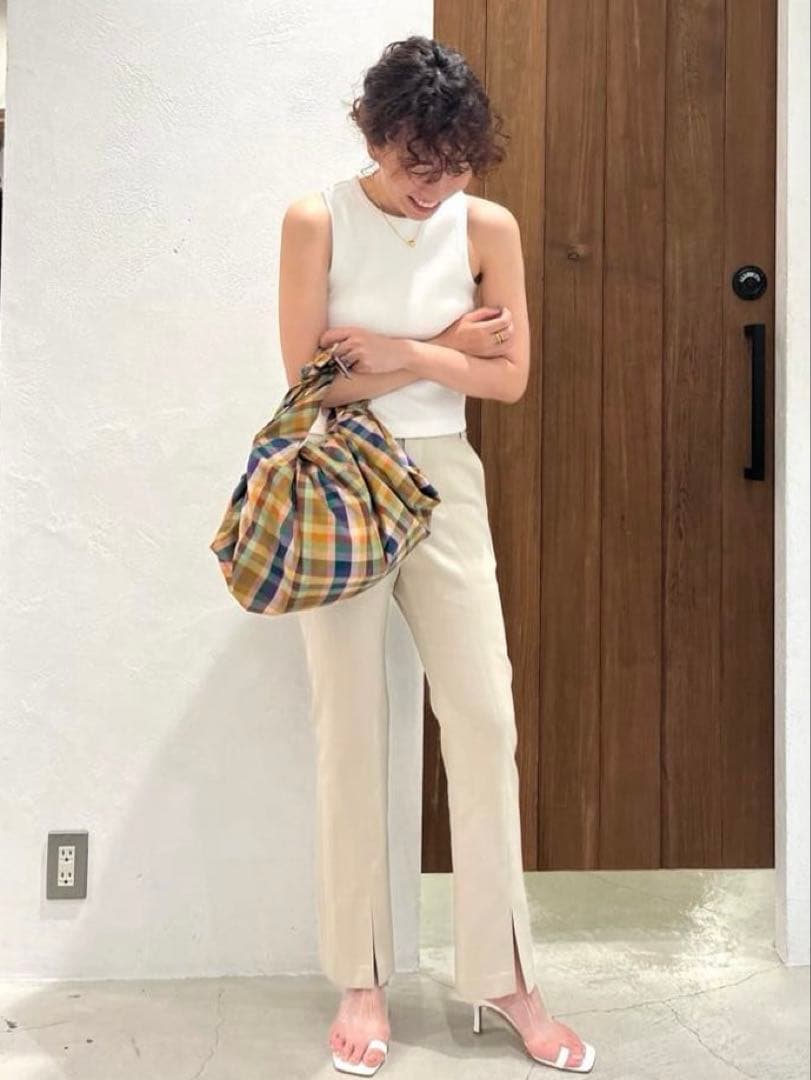 美品 定価2.4万円❤️ウィムガゼット スリットパンツ⭐️送料無料