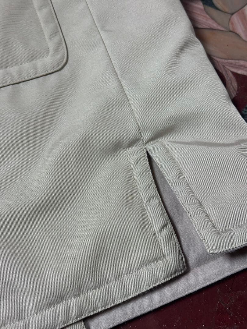 エルメス HERMES ヴィンテージ ナイロンダッフルコート アイボリー