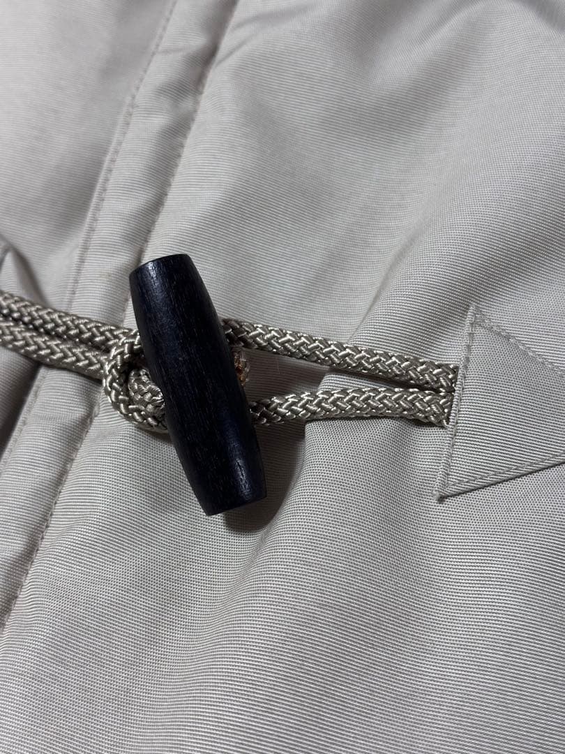 エルメス HERMES ヴィンテージ ナイロンダッフルコート アイボリー