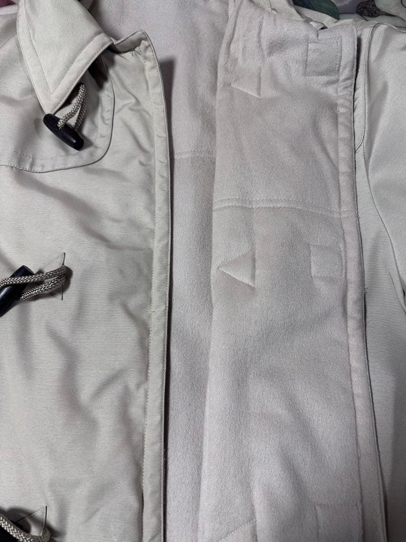 エルメス HERMES ヴィンテージ ナイロンダッフルコート アイボリー