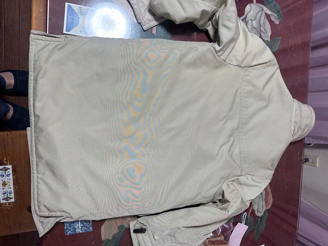 エルメス HERMES ヴィンテージ ナイロンダッフルコート アイボリー