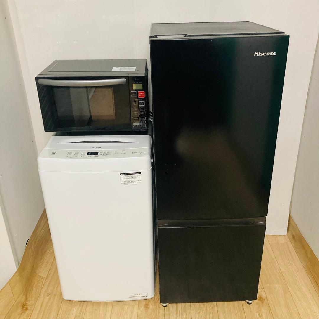 高年式高品質美品1人暮らし家電セット❗️大阪、大阪近郊配送と設置無料❗️F