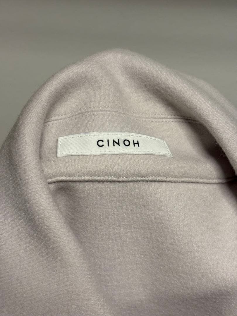 CINOH ビッグポケットウールシャツジャケット