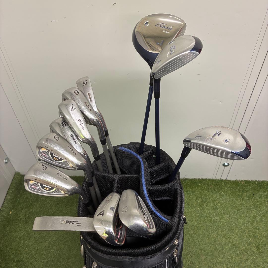 レディースゴルフクラブセット【Wilson】【SPALDIND】ヘッドカバー付