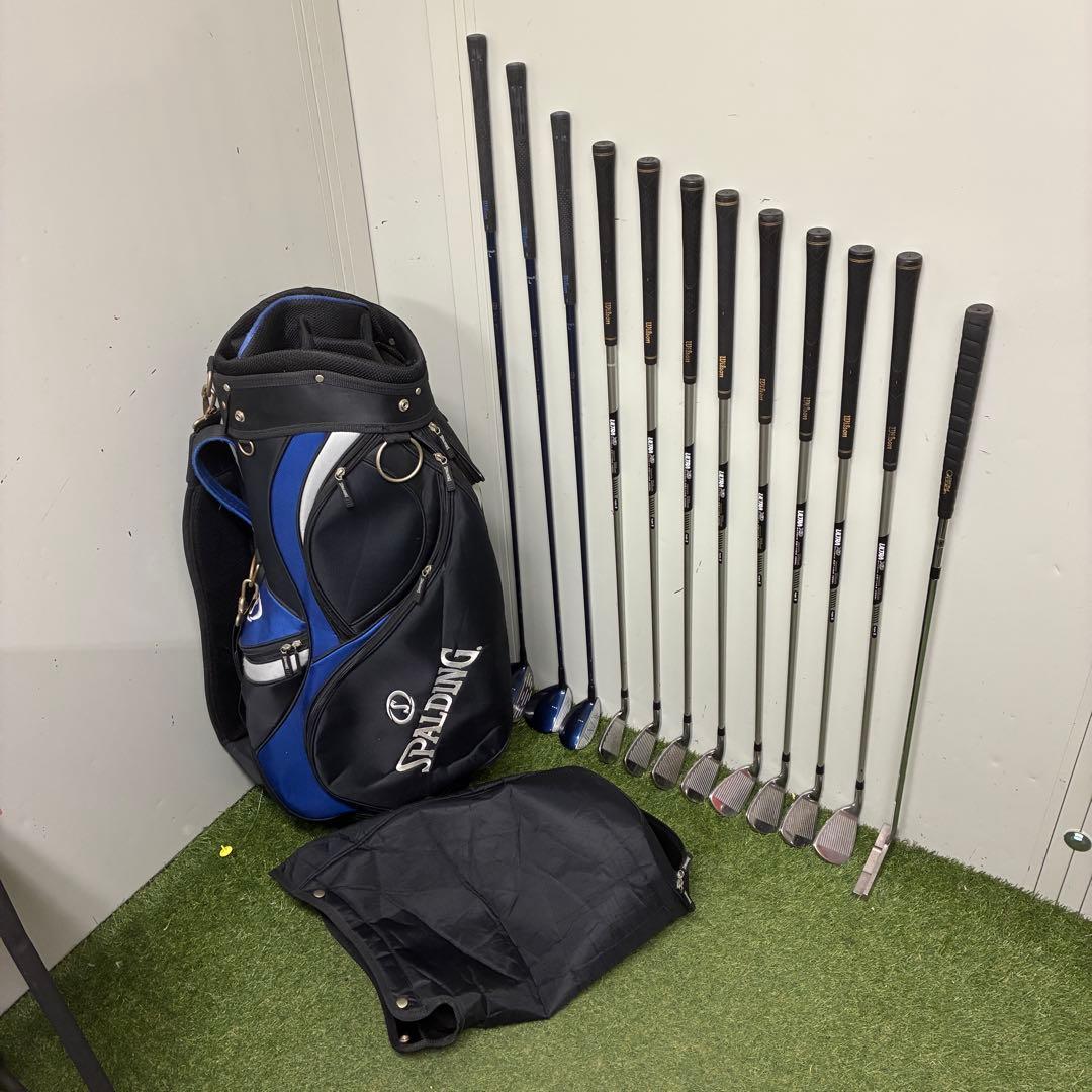 レディースゴルフクラブセット【Wilson】【SPALDIND】ヘッドカバー付