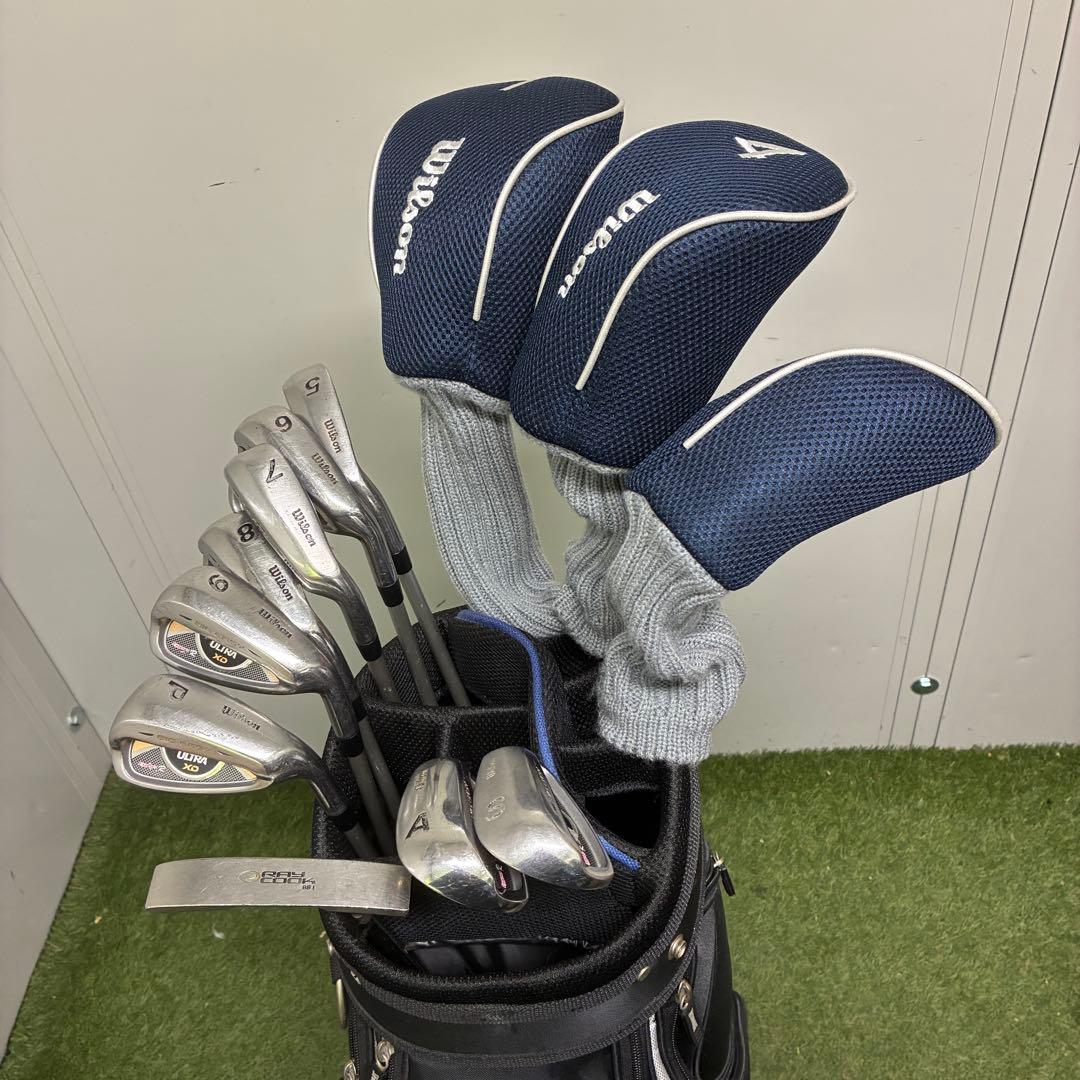 レディースゴルフクラブセット【Wilson】【SPALDIND】ヘッドカバー付