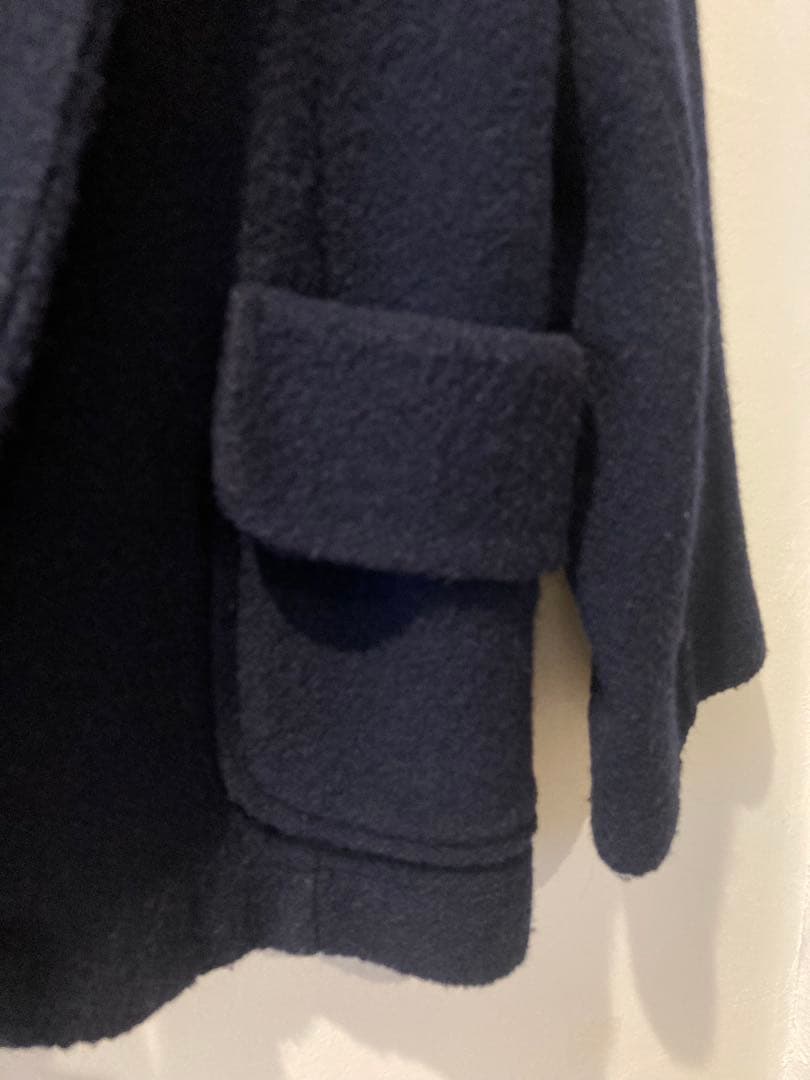 トリココムデギャルソン テーラードジャケット ウール ボタンレス