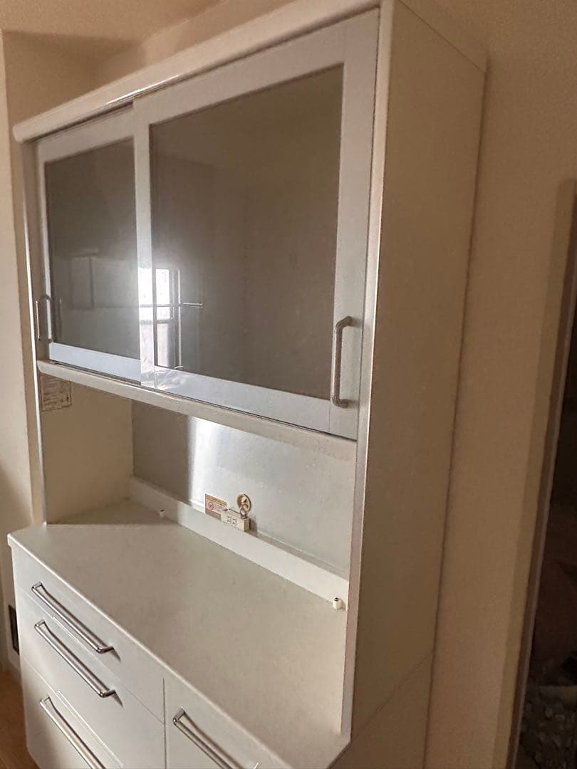 最終値下げ！年末迄。パモウナ食器棚幅120cm