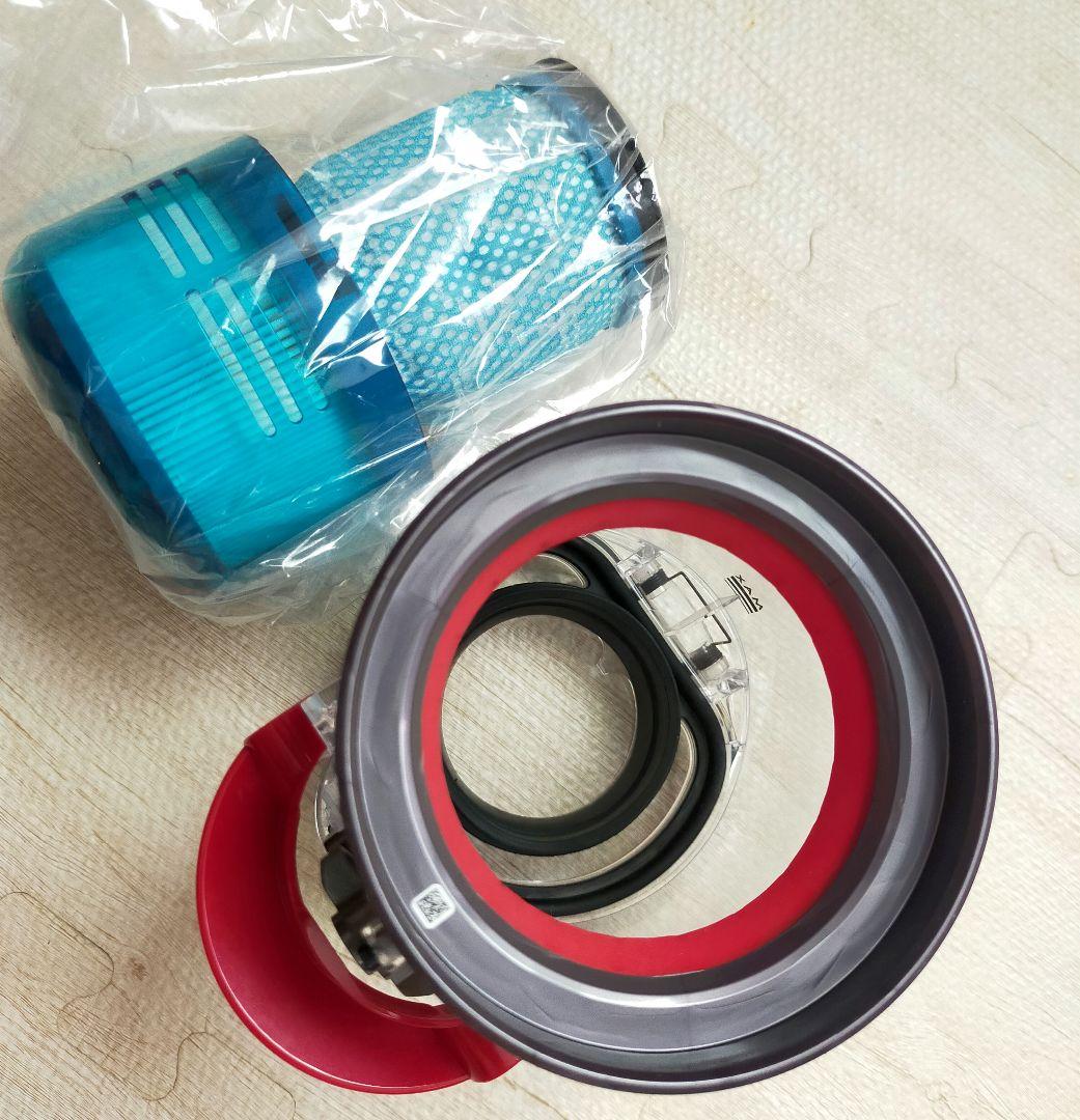 ダイソン V12 (SV20) メインボディ 動作確認済【分解洗浄】ブラシノズル