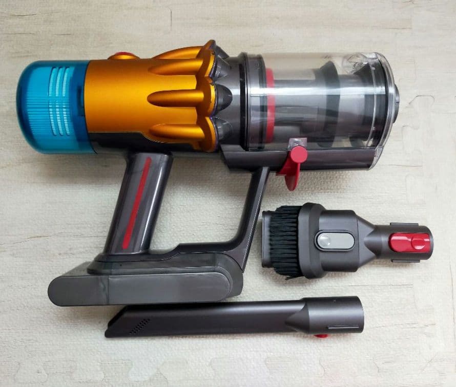 ダイソン V12 (SV20) メインボディ 動作確認済【分解洗浄】ブラシノズル