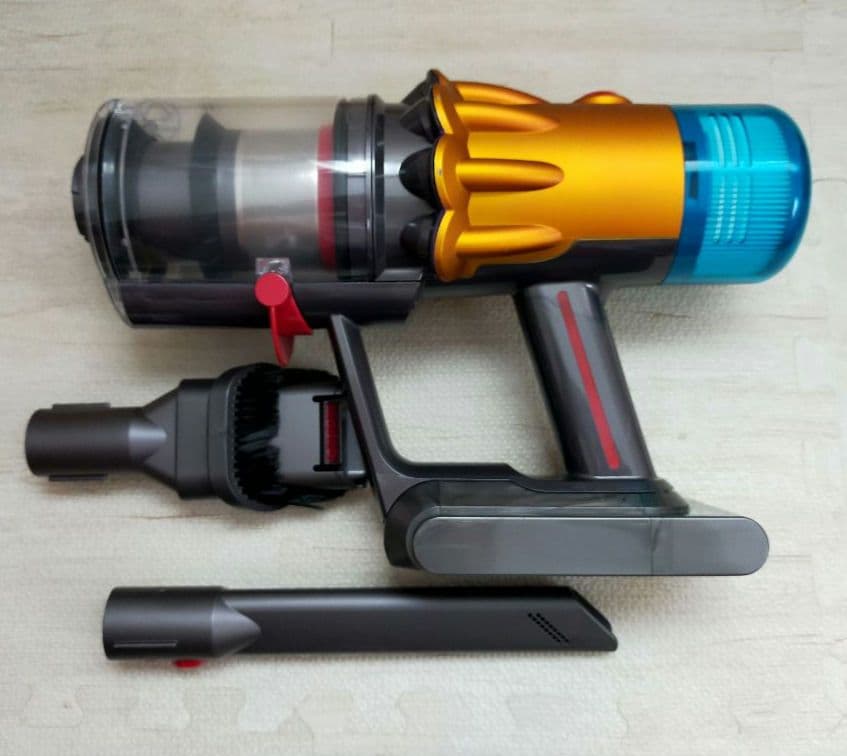 ダイソン V12 (SV20) メインボディ 動作確認済【分解洗浄】ブラシノズル