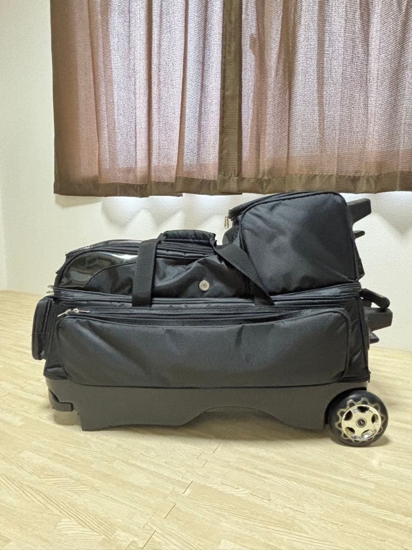 PRO-AM ABS ボウリング用キャリーバッグ ブラック 4個入れ