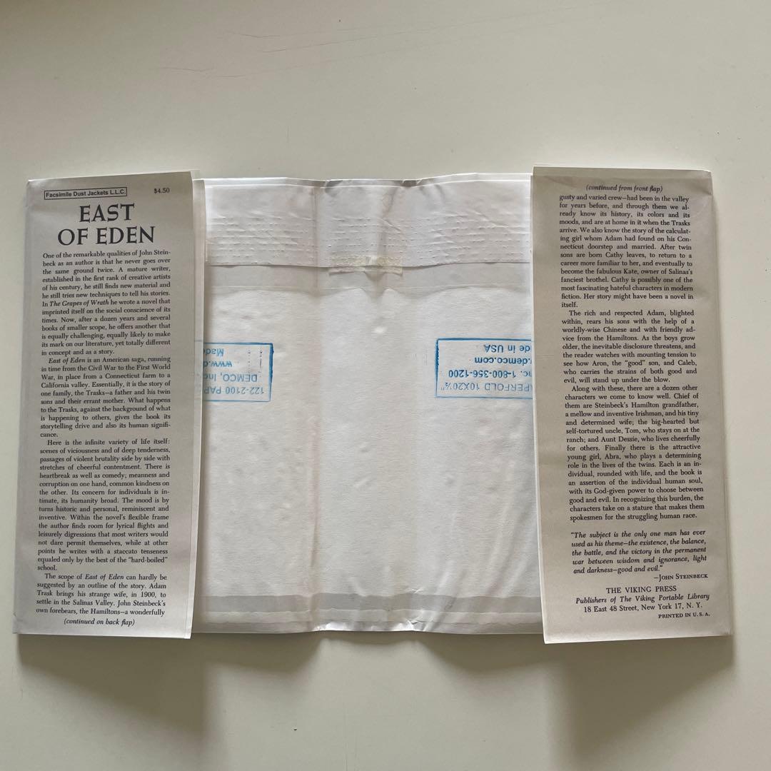 希少 East of Eden・Steinbeck 初版 First 1952