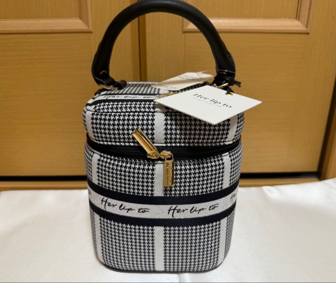 Herlipto HLT Jacquard Vanity Bag 新品 タグ付き