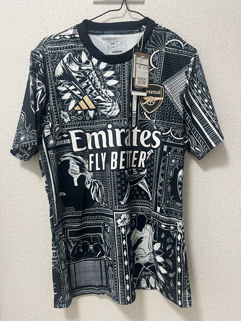 新品・未使用　アーセナル adidas イアン・ライトプレマッチLサイズ