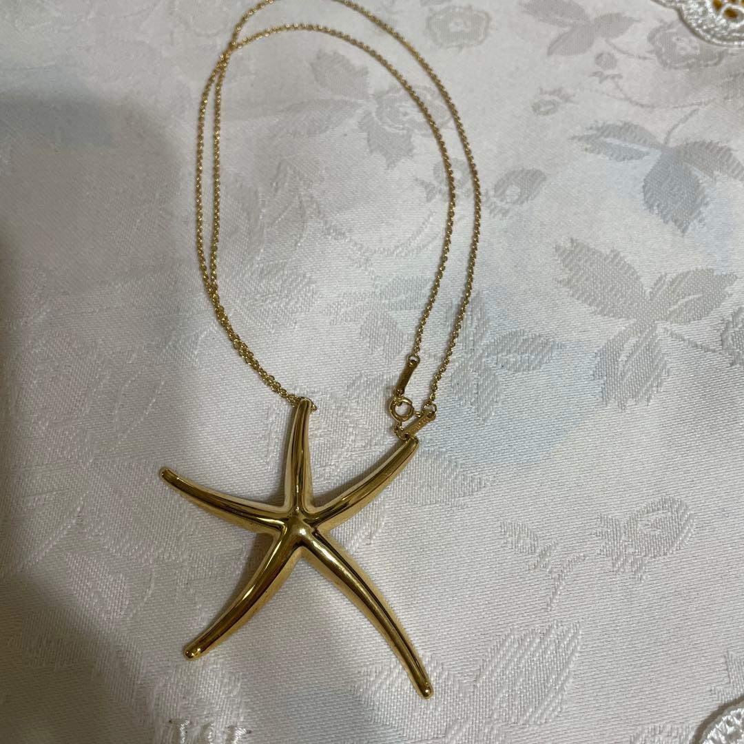 ティファニー　k18 750 スタフィッシュ　ネックレス