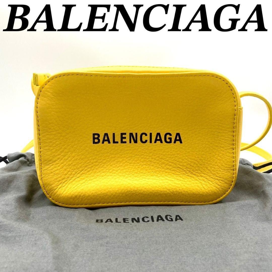 バレンシアガ エブリデイ イエロー カメラバッグ カメラポーチ 71101