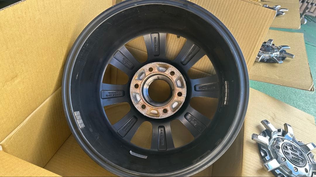 【にいちゃん】17インチ クリムゾン ブラック アルミホイール 4/4