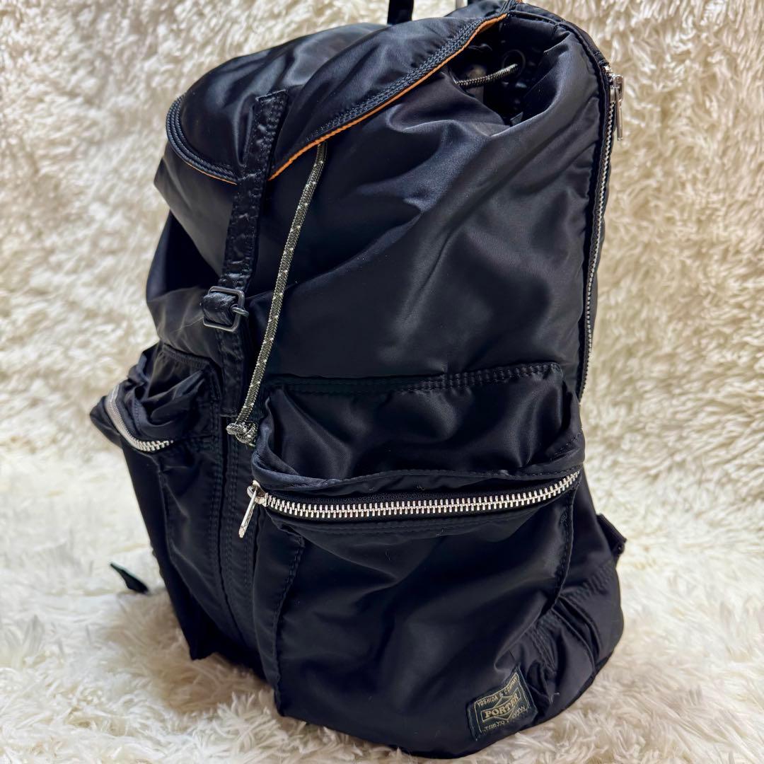 PORTER ポータータンカー　リュック　巾着　ナイロン　カラー(ブラック)
