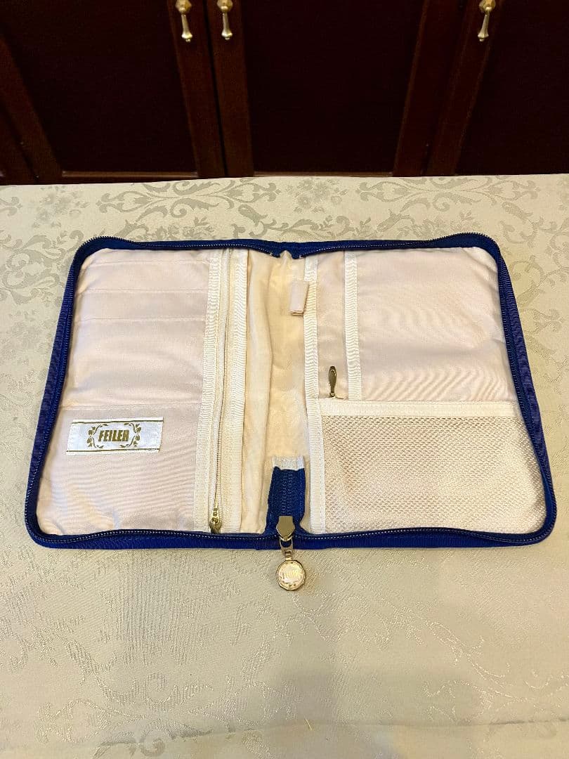 FEILER 母子手帳ケース ネイビー