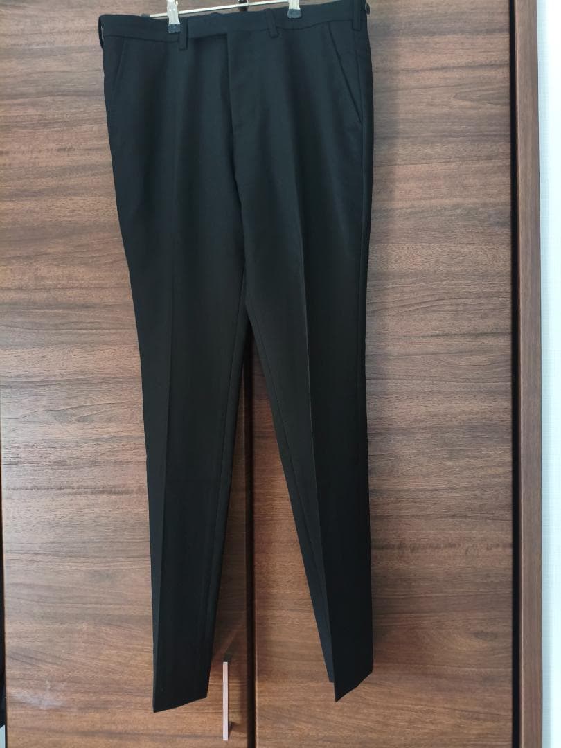 LAD MUSICIAN ラッドミュージシャン スリムスラックス 42 黒