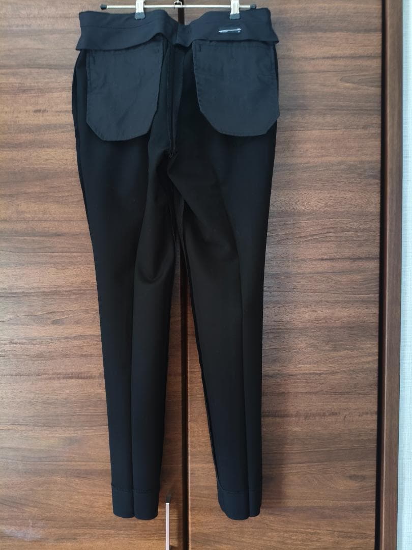 LAD MUSICIAN ラッドミュージシャン スリムスラックス 42 黒