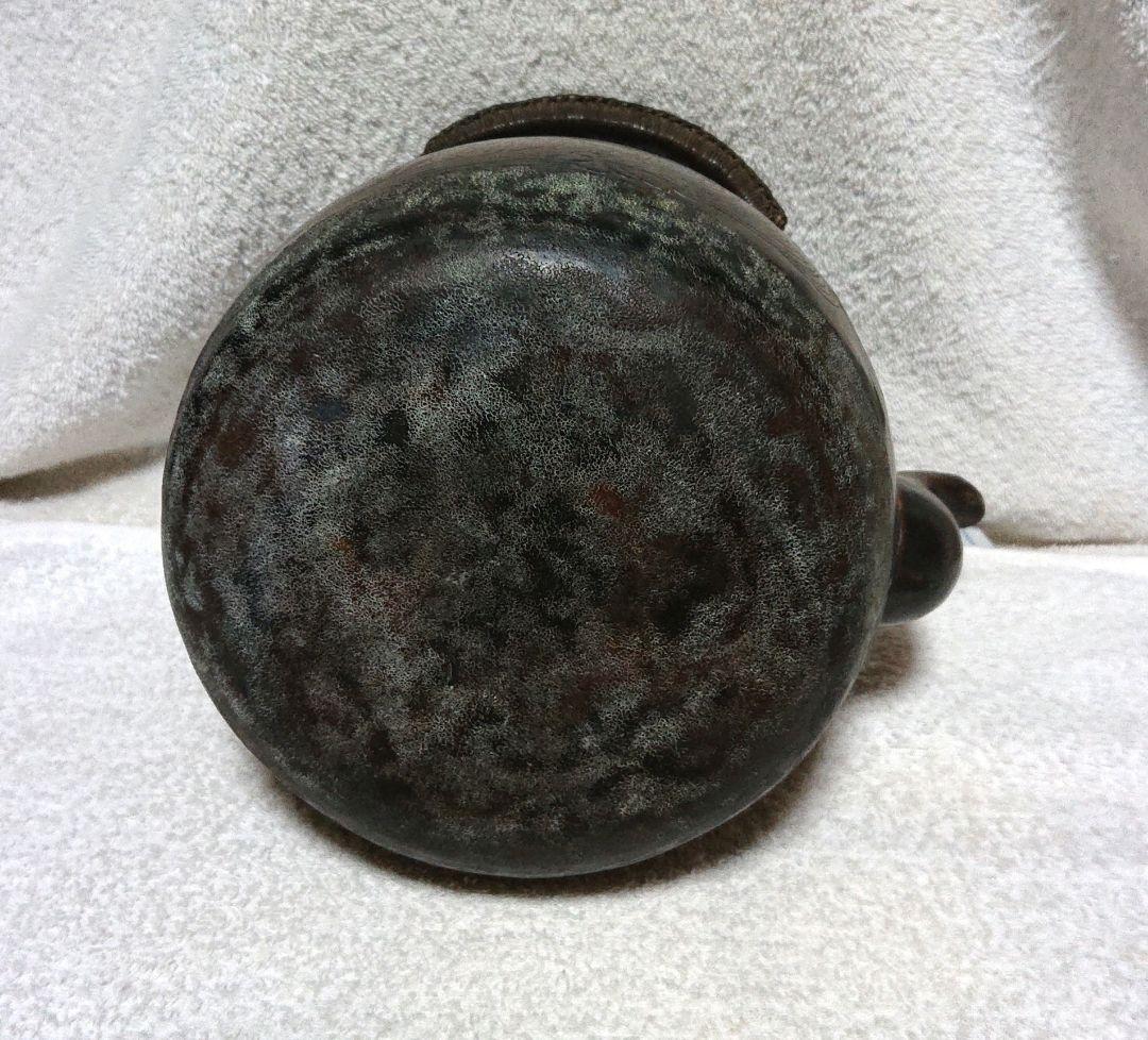 茶道具水次やかん 彫刻模様 A443