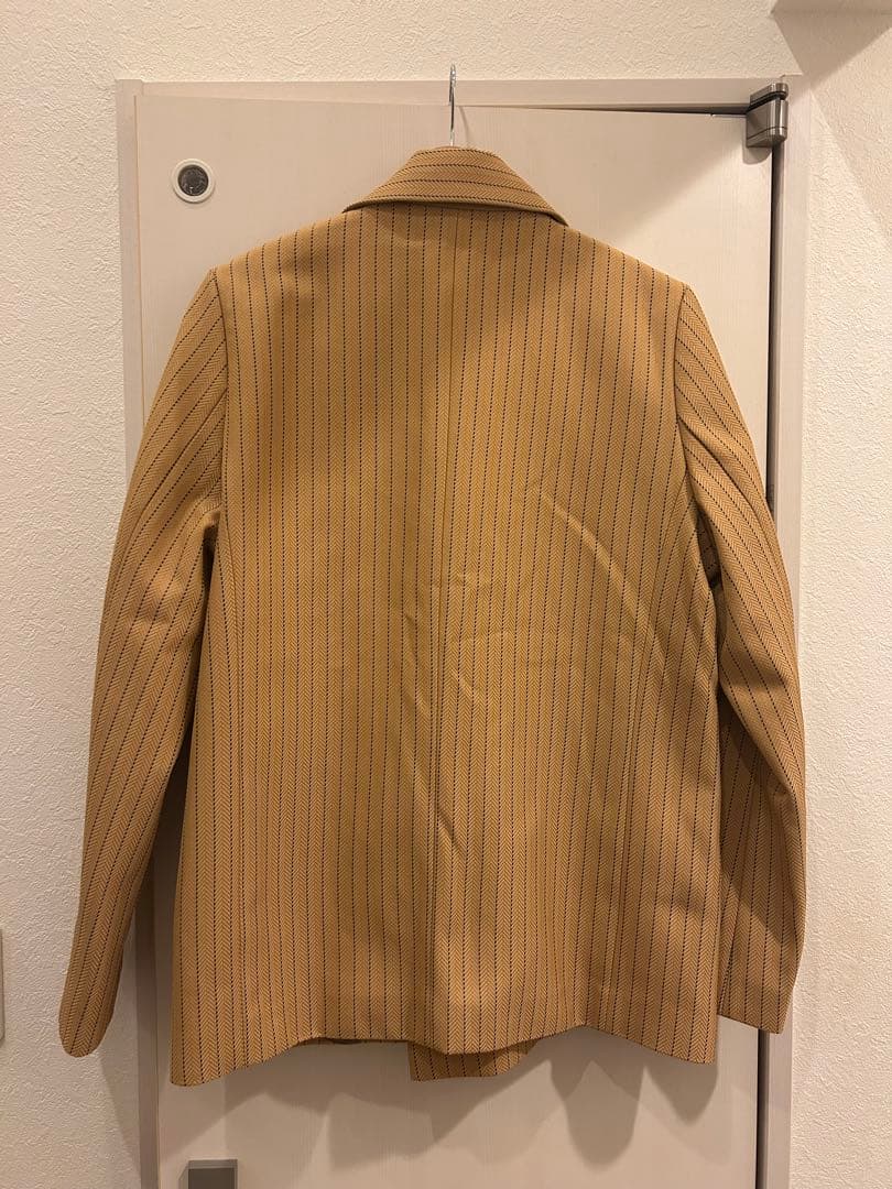 Sefr イエローピンストライプハムラブジャケット