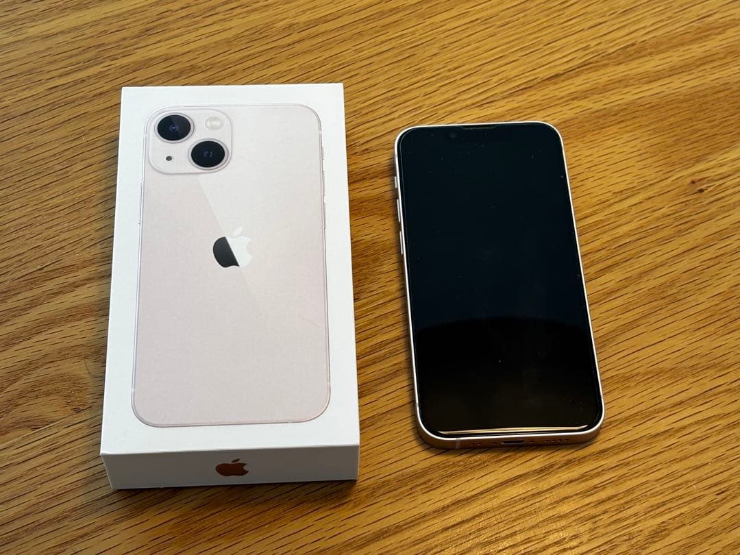 美品　Apple iPhone 13mini ピンク 本体+全ての付属品