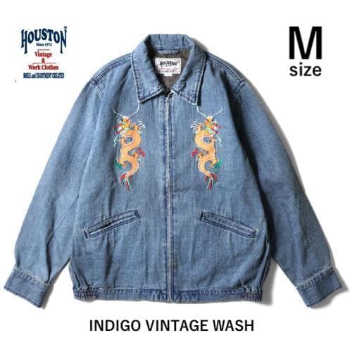 新品＊HOUSTON ヒューストン デニムジャケット ベトジャン M MAP