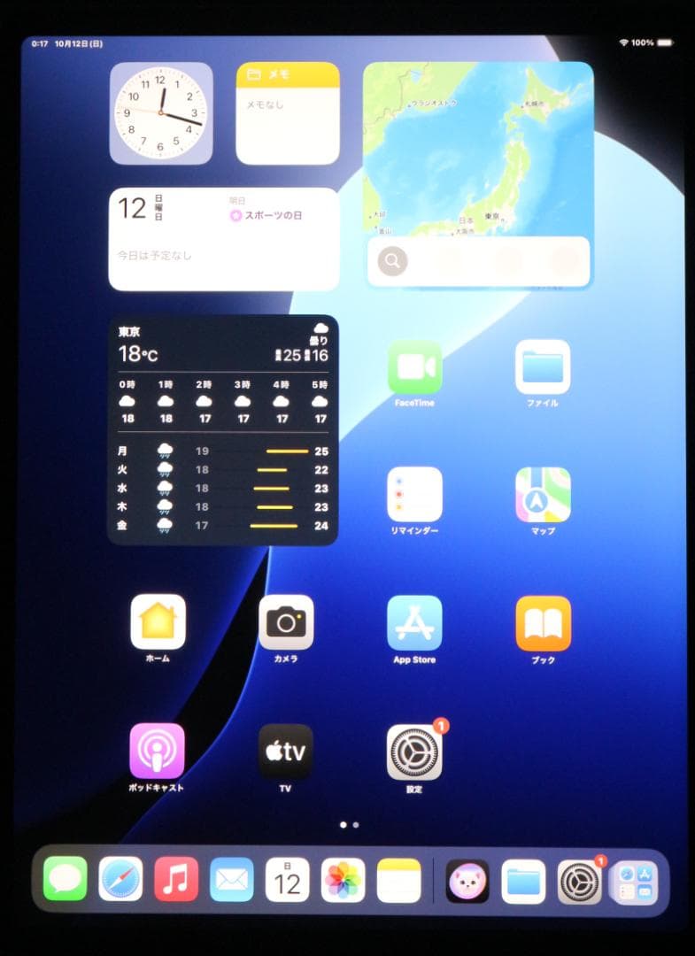 極美品使用少iPad Air 13 M2 電池100%充電16回 保証残フォリオ