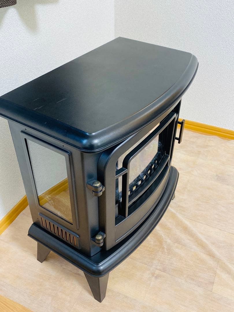 【美品】本日のみ ニトリ 暖炉型ファンヒーター　BLT-999B-8-BK