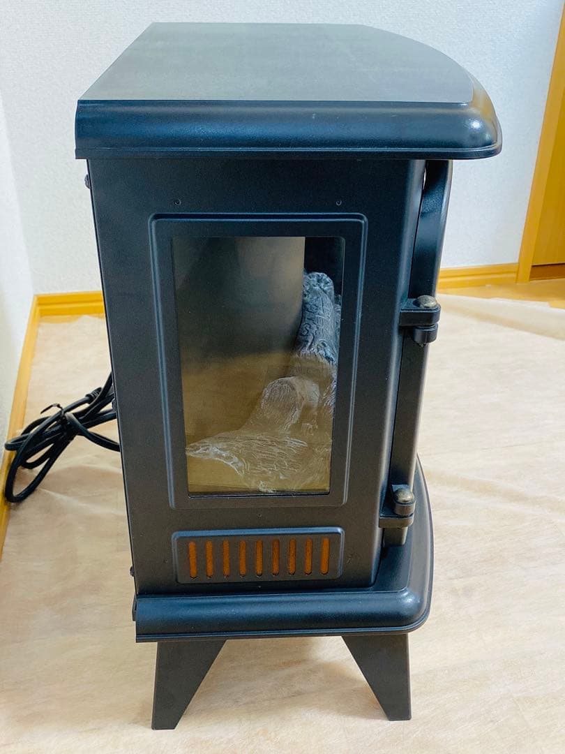【美品】本日のみ ニトリ 暖炉型ファンヒーター　BLT-999B-8-BK