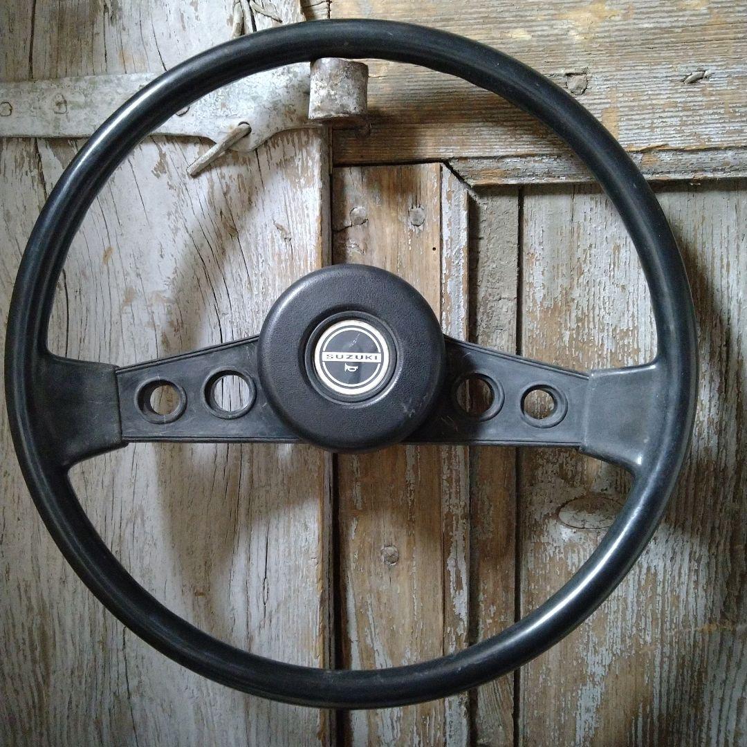 ◆ SJ30 スズキ ジムニー 純正ハンドル ステアリング 最初期 前期 1型