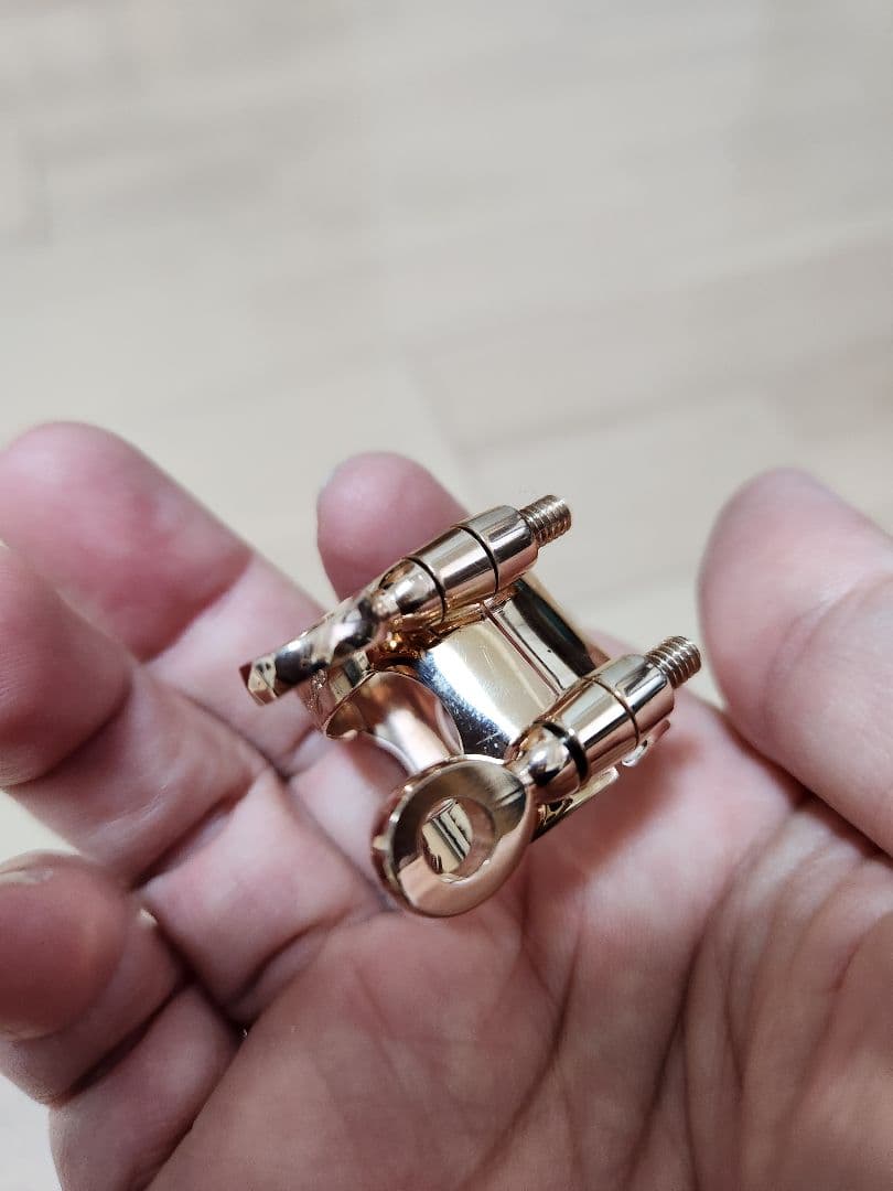 ブルズアイ　クラリネット　リガチャー ルージュEX　総銀　PGP 　管楽器調律