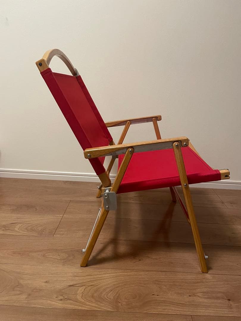 カーミットチェア スタンダード レッド アメリカ製 艶あり収納袋あり