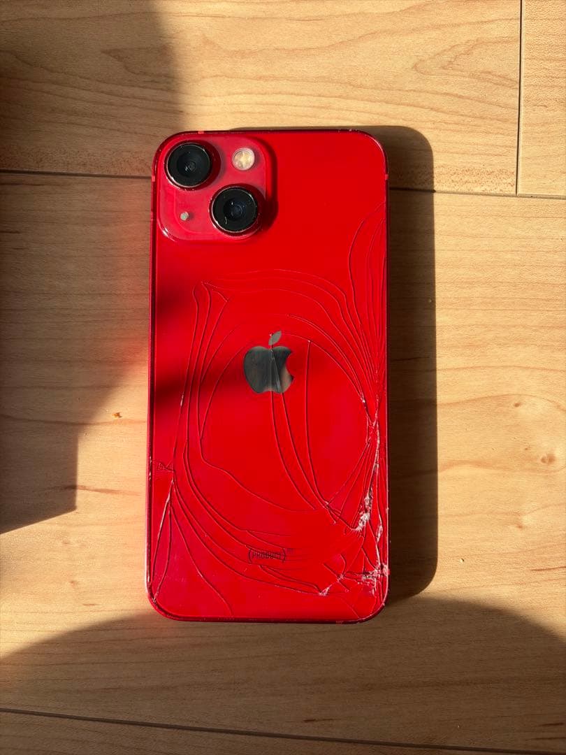 iPhone 13mini レッド本体