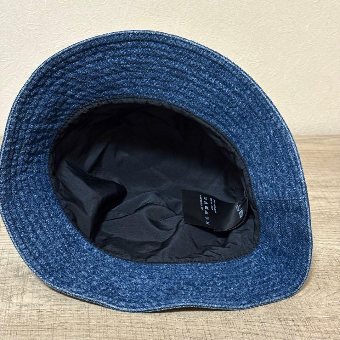 MIU MIU 5HC196 2F3W BLU BIANCO バケットハット