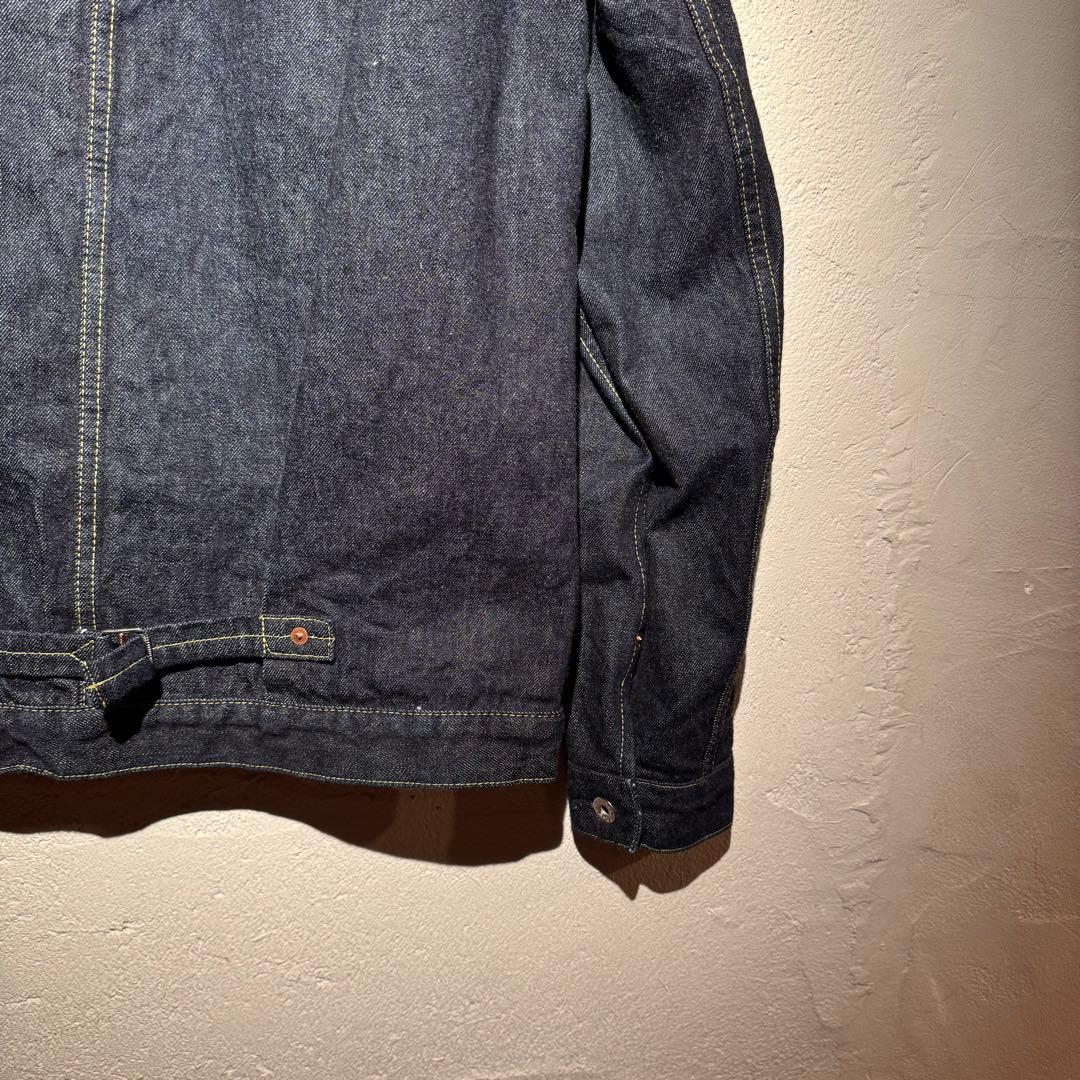 極美品【TCBjeans】大戦モデル Tバック 赤タブ デニムジャケット 40