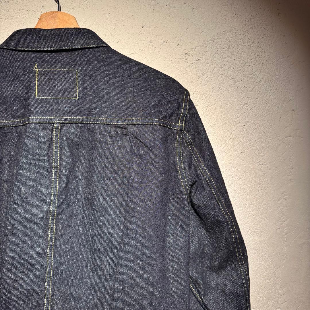 極美品【TCBjeans】大戦モデル Tバック 赤タブ デニムジャケット 40